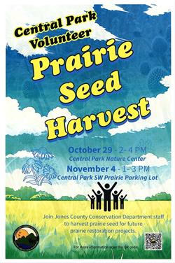 Central Park Volunteer Prairie Seed Harvest