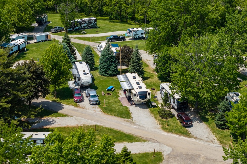 MCP Campers Drone View