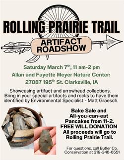 Rolling Prairie Trail - Artifact Roadshow, Bake Sale and all-you-can-eat pancakes!