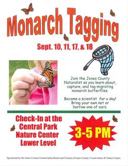 Monarch Tagging 4 Dates to Select