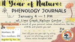 A Year of Nature: Phenology Journals