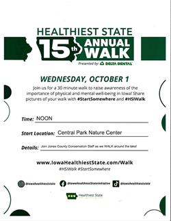 Healthiest State Annual Walk at Central Park