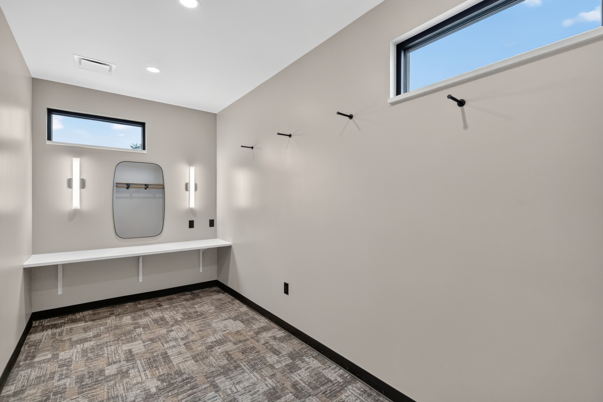 Men's dressing room
