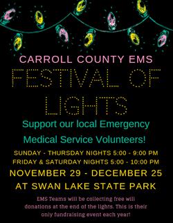 Carroll County EMS hosts Festival of Lights