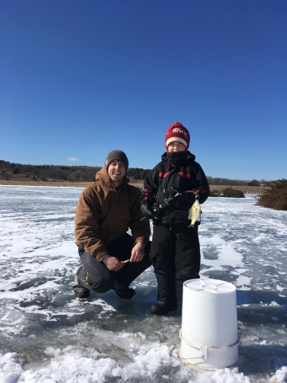 Youth Ice Fishing Clinic Success!
