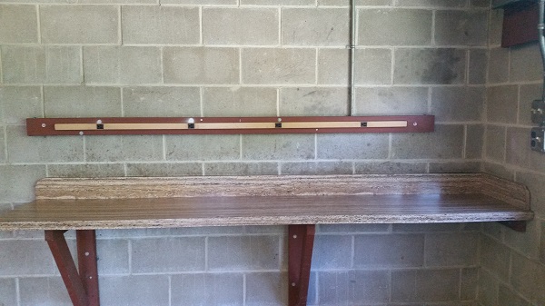 RG shelf with outlets