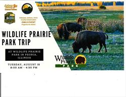 Wildlife Prairie Trip at Wilderness Prairie Park in Peoria County IL for O.W.L.S