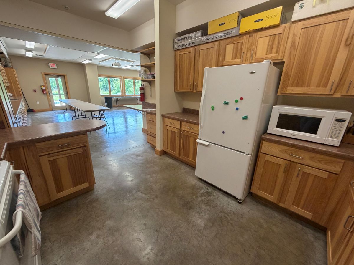 Lake Iowa Nature Center Kitchen area 