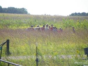 A hike and a game on the Prairie