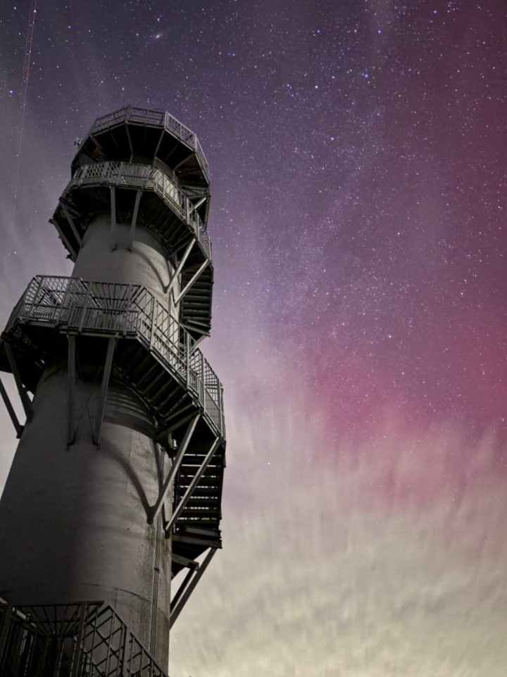 Cordova Tower Northern Lights