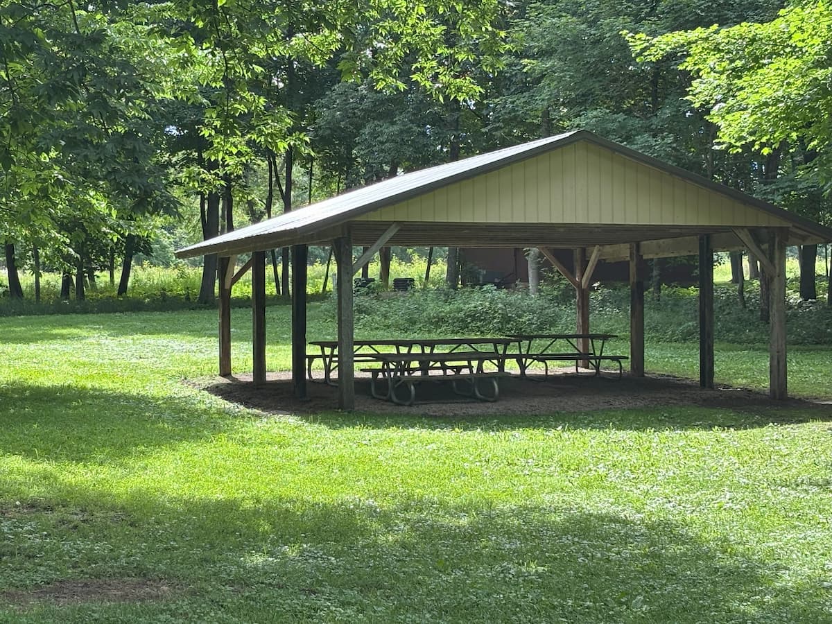 Area A picnic shelter