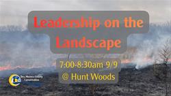 Leadership on the Landscape - Disturbance