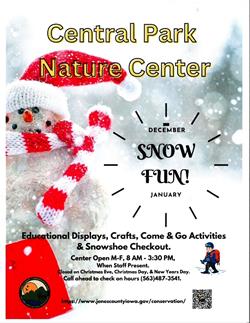 Central Park Nature Center - December Theme: SNOW FUN!