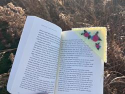 Felt Embroidery Flower Bookmark Class