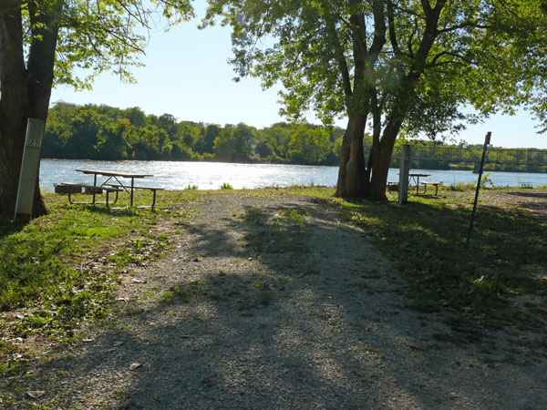 Bentonsport Campground site 19